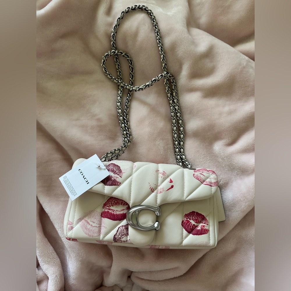 Coach Quilted Tabby Lip Print